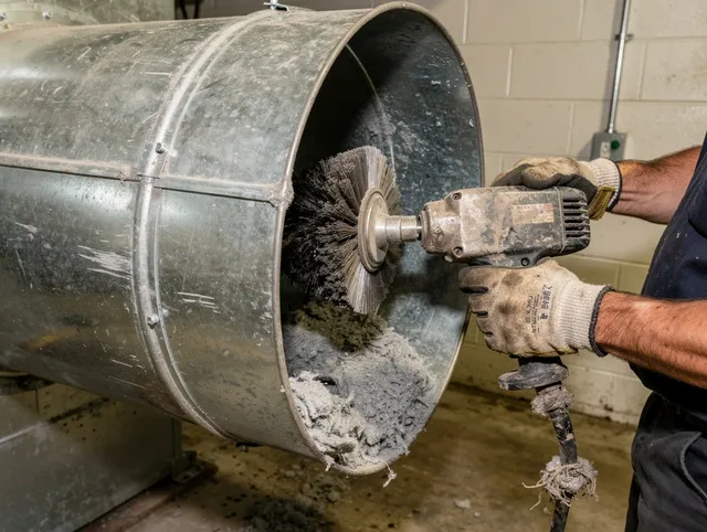 Industrial-grade dryer vent cleaning by Cleveland Dryer Vent Cleaning in Cleveland